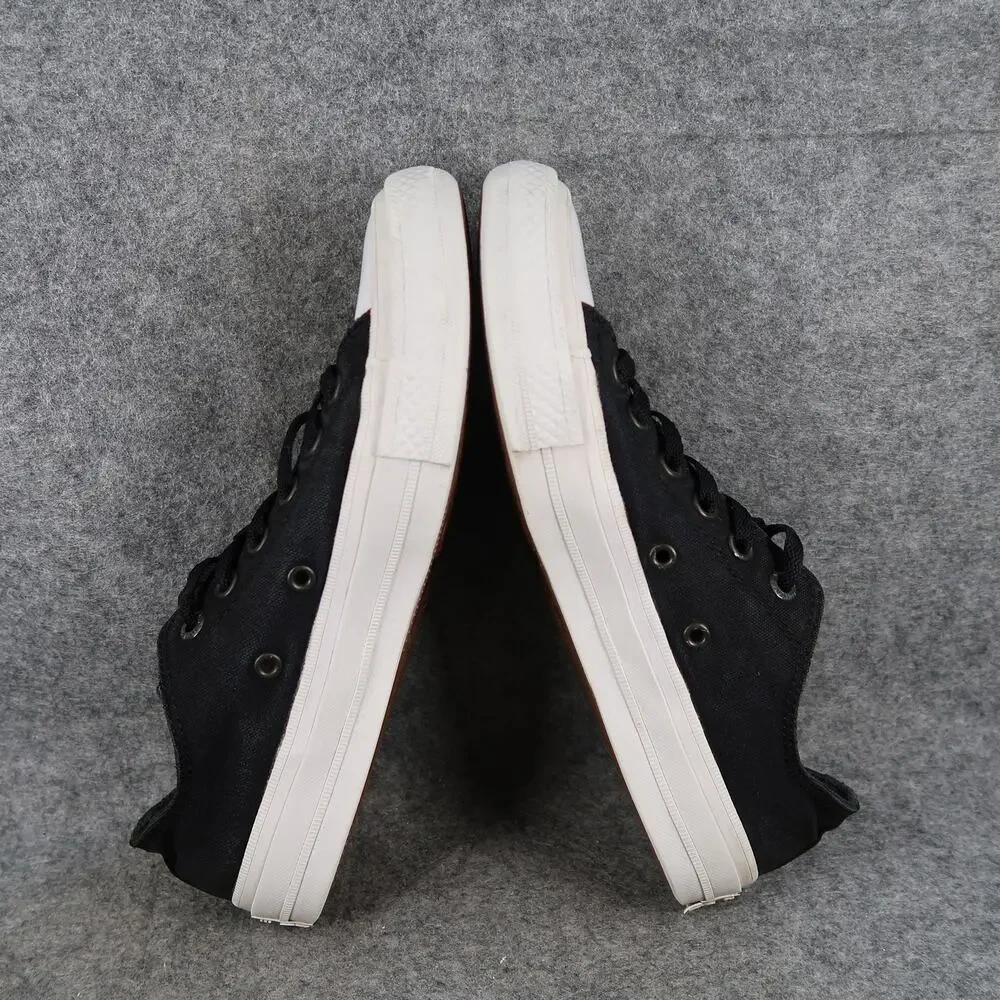Converse Shoes Kids 6 Sneakers Chuck Taylor II All Star Casual Canvas Black Low